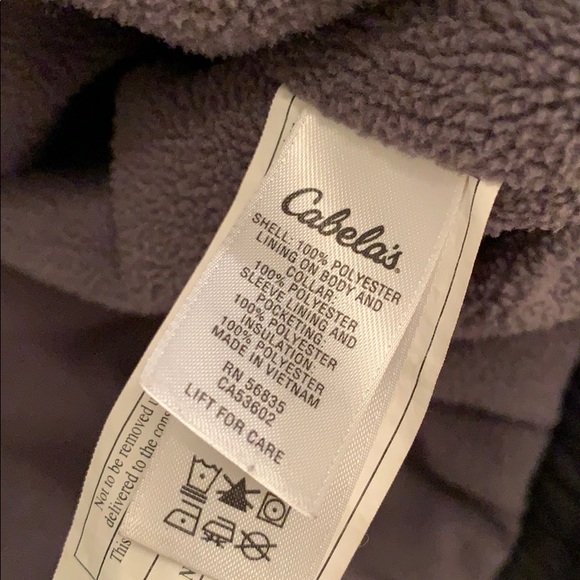 Cabela’s black fleece lined jacket - Picture 5 of 6